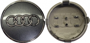 C58992 Audi A3, A4, A5, A6, A7, A8, Allroad OEM Charcoal Center Cap #8W0601170