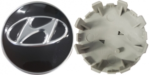 C70965 Hyundai NEXO OEM Black Center Cap #529602M000