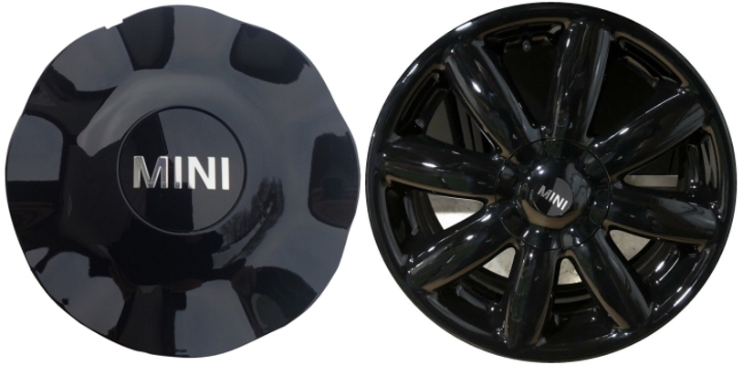 C71195BLK Mini Clubman, Cooper OEM Black Center Cap #36106787233