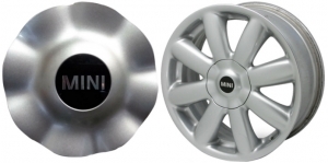 C71195S Mini Clubman, Cooper OEM Silver Center Cap #3613671002