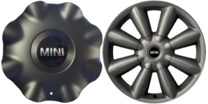 C71490CHAR Mini Countryman, Paceman OEM Charcoal Center Cap #36109804380