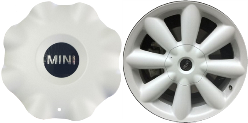 C71490W  Mini Countryman, Paceman OEM White Center Cap #36109804381