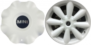 C71490W  Mini Countryman, Paceman OEM White Center Cap #36109804381