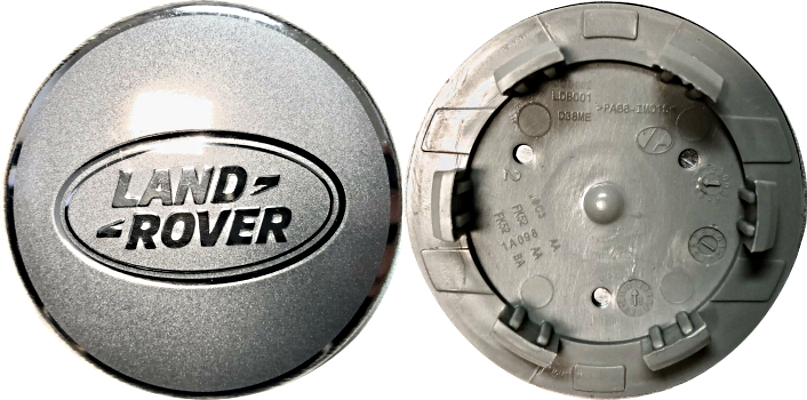 C72272 Discovery, Sport, LR4,Range Rover Evoque, Sport, Velar OEM Silver/Chrome Center Cap #LR06990