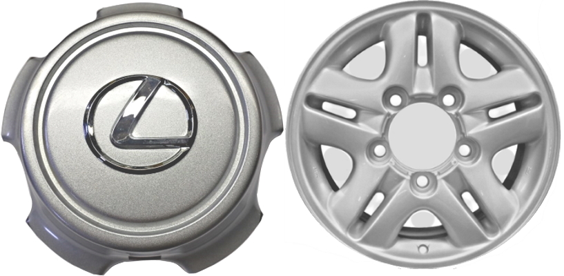 C74145U01 Lexus LX470 OEM Silver Center Cap #4260360231