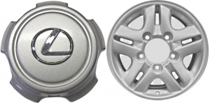 C74145U01 Lexus LX470 OEM Silver Center Cap #4260360231