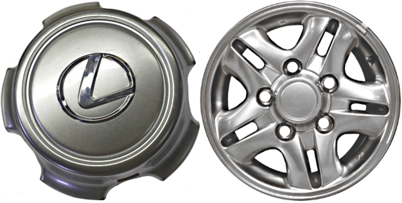 C74145U02 Lexus LX470 OEM Hyper Silver Center Cap #4260360420