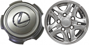 C74145U02 Lexus LX470 OEM Hyper Silver Center Cap #4260360420