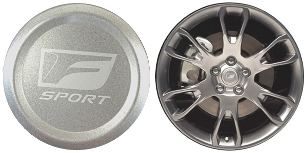 C74329 Lexus NX Turbo, NX200t, NX300, NX300h OEM F Sport Center Cap #PTR4578150AA