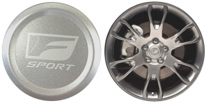 C74329 Lexus NX Turbo, NX200t, NX300, NX300h OEM F Sport Center Cap #PTR4578150AA