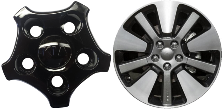 KIA Soul OEM Wheel Center Cap Charcoal Gray Finish 52960-B2000
