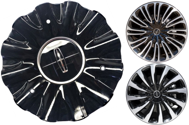 C10240 Lincoln Aviator OEM Black Center Cap #LC5Z1130B