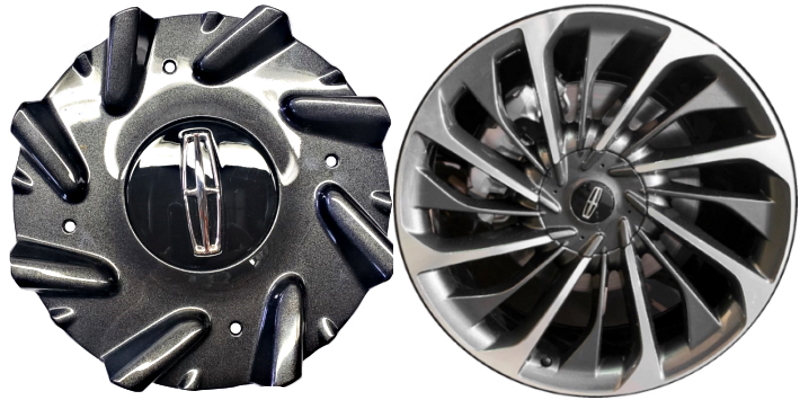 C10241 Lincoln Aviator OEM Charcoal Center Cap #LC5Z1130A