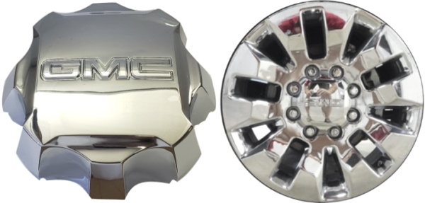 C5947 GMC Sierra 2500, 3500 OEM Chrome Center Cap #84465270