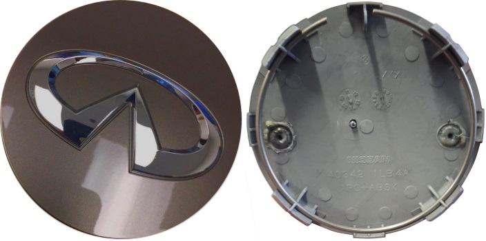 C73770 Infiniti QX80 OEM Charcoal Center Cap #D03421A70A
