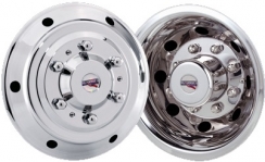 RW1600-2SAK Freightliner Sprinter 3500 DRW 16 Inch Stainless Steel Hubcaps/Simulators Set