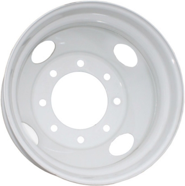 Chevrolet Kodiak C4500 2003-2009, Kodiak C5500 2003-2009, Kodiak C6500 2003-2009, GMC Topkick C4500 2003-2009, Topkick C5500 2003-2009, Topkick C6500 2003-2009 powder coat silver 19.5x6 steel wheels or rims. Hollander part number, OEM part number .