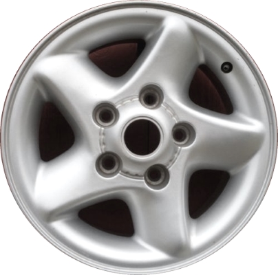 Dodge Ram 1500 1996-2001 powder coat silver 16x7 aluminum wheels or rims. Hollander part number ALY2067, OEM part number Not Yet Known.