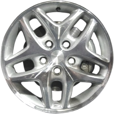 Dodge Caravan 1996-2000, Grand Caravan 1996-2000 silver or gold machined 16x6.5 aluminum wheels or rims. Hollander part number 2100U, OEM part number Not Yet Known.