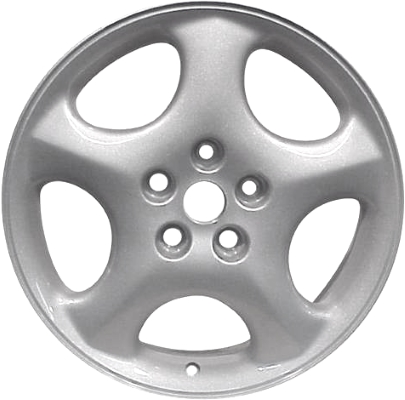 Dodge Caravan 2001-2002, Grand Caravan 2001-2002 powder coat silver 17x6.5 aluminum wheels or rims. Hollander part number 2156U20, OEM part number Not Yet Known.
