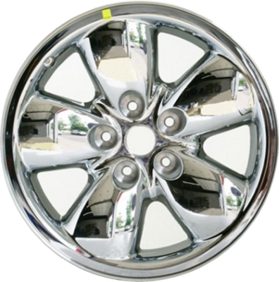 Dodge Ram 1500 2002-2005 chrome clad 20x9 aluminum wheels or rims. Hollander part number ALY2167U86, OEM part number Not Yet Known.