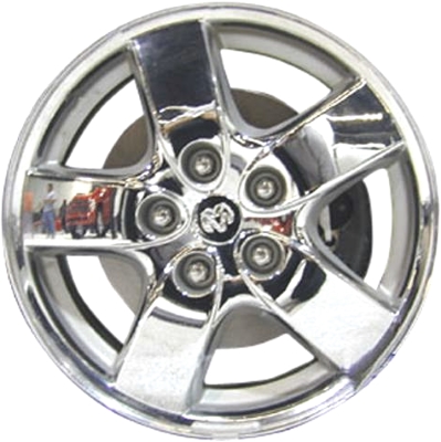 Dodge Caravan 2003-2007, Grand Caravan 2003-2007 chrome 16x6.5 aluminum wheels or rims. Hollander part number 2184, OEM part number Not Yet Known.