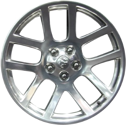 Dodge Ram 1500 2004-2006 polished 22x10 aluminum wheels or rims. Hollander part number ALY2223U80, OEM part number Not Yet Known.