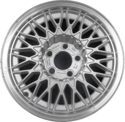 Ford Crown Victoria 1991, Lincoln Town Car, 1990-1997 Mercury Grand Marquis 1991-1992 silver machined 15x6.5 aluminum wheels or rims. Hollander part number 3125, OEM part number F3VY1007B, F5VZ1007EA, F7VZ1007DA.