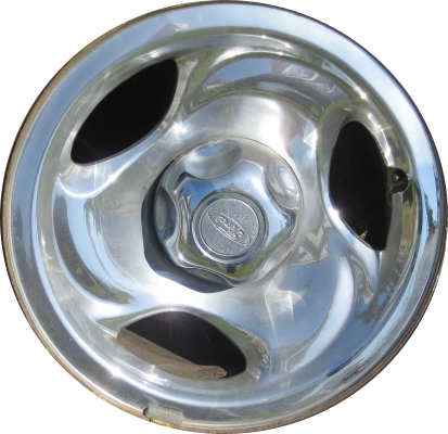 Ford Explorer 1996-1998, Ranger 1998 chrome 16x7 steel wheels or rims. Hollander part number STL3202A, OEM part number F67Z1015GA.