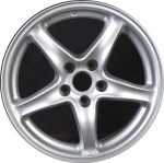 ALY3285U10 Ford Mustang Wheel/Rim Silver Painted #F8ZV1007AB