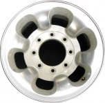 ALY3407U10 Ford F-250, F-350 Wheel/Rim Silver Machined #F81Z1007AA