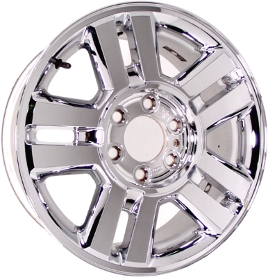 Ford F-150 2004-2008 chrome clad 18x7.5 aluminum wheels or rims. Hollander part number ALY3559C, OEM part number 5L3Z1007HA.
