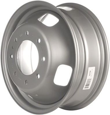 Ford F-350 DRW 2005-2025, F-450 2011-2014 powder coat silver 17x6.5 steel wheels or rims. Hollander part number STL3615/99016, OEM part number AC3Z1015A, 6C3Z1015N, 6C3Z1015W, HC3Z1015A.