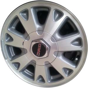 Chevrolet Blazer S10 (4x4) 1998-2005, S10 (4x4) 1998-2004, GMC Envoy 1998-2000, Jimmy S15 (4x4) 1998-2005, S15 (4x4) 1998-2004, Sonoma (4x4) 1998-2004 silver, grey or charcoal machined 15x7 aluminum wheels or rims. Hollander part number, OEM part number 12368864, 12368857, 12368967.