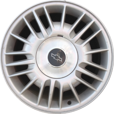 Chevrolet Impala 2000-2002, Monte Carlo 2000-2002 powder coat silver or machined 16x6.5 aluminum wheels or rims. Hollander part number 5083U/5245, OEM part number 9595043, 9592875.