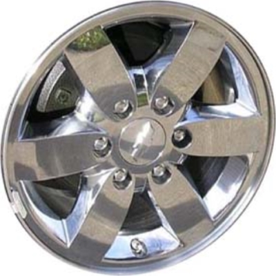 Chevrolet Colorado 2008-2012, Canyon 2008-2012 chrome clad 17x7 aluminum wheels or rims. Hollander part number 5365, OEM part number 9598796.