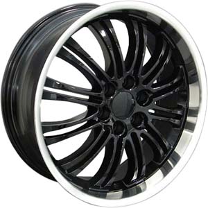 Chevrolet Avalanche 1500 2009-2013, Silverado 1500 2009-2013, Suburban 1500 2009-2014, Tahoe 2009-2014 black machined 22x9 aluminum wheels or rims. Hollander part number 5497, OEM part number 19170798.