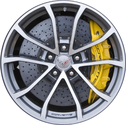 ALY5543U30/5783 Chevrolet Corvette Wheel Charcoal Machined #22858900