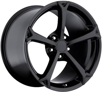 ALY5456U45/5597 Chevrolet Corvette Wheel Black Painted #22837338