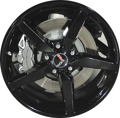 ALY5638U45/5683 Chevrolet Corvette Wheel Black Painted #22821271