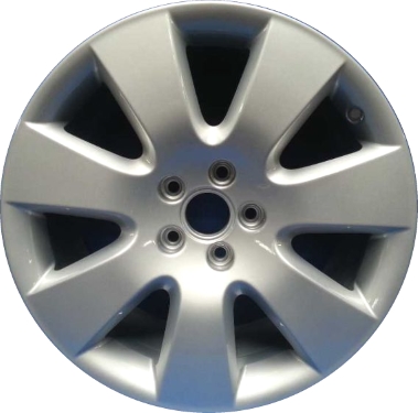 Audi A6 2005-2010 powder coat silver 18x8 aluminum wheels or rims. Hollander part number ALY58781U20, OEM part number 4F0601025D8Z8.