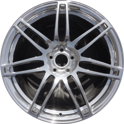 Audi A8 2007-2010, S8 2007-2009 polished 20x9 aluminum wheels or rims. Hollander part number 58813, OEM part number 4E0601025AT.