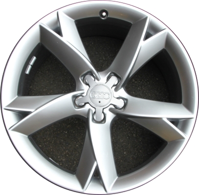 Audi A5 2008-2014, S5 2008-2017 powder coat silver 19x8.5 aluminum wheels or rims. Hollander part number 58827U78.LS09, OEM part number 8T0601025F.