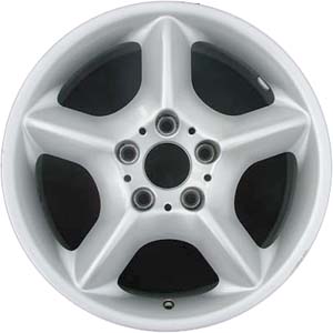 BMW X5 2000-2006 powder coat silver 17x7.5 aluminum wheels or rims. Hollander part number ALY59331, OEM part number 36111096159.