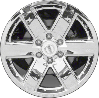 Nissan Armada 2009-2014 chrome clad 20x8 aluminum wheels or rims. Hollander part number ALY62513, OEM part number 40300ZW10A.