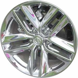 Nissan Rogue 2011-2012 chrome 18x7 aluminum wheels or rims. Hollander part number ALY62560, OEM part number D0C001A32H.