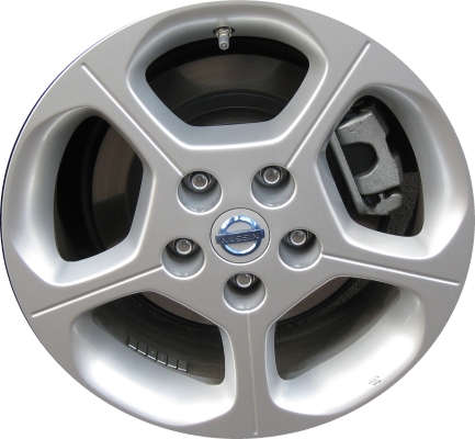 Nissan LEAF 2013-2017 powder coat silver 16x6.5 aluminum wheels or rims. Hollander part number ALY62564U20/62606, OEM part number 403003NF2E.