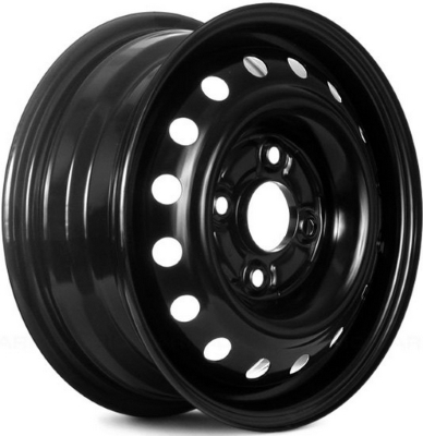 Honda Accord 1998-2002 powder coat black 14x5.5 steel wheels or rims. Hollander part number STL63772, OEM part number 42700S84A01, 5436886.