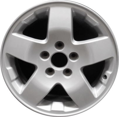 Honda Element 2003-2006 powder coat silver 16x6.5 aluminum wheels or rims. Hollander part number ALY63859U20, OEM part number 42700SCVA51, 7274384.