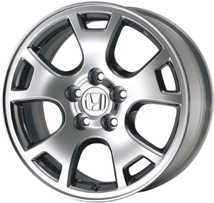 Honda Pilot 2009-2015 chrome 17x7.5 aluminum wheels or rims. Hollander part number ALY63998, OEM part number 08W17-SZA-100.